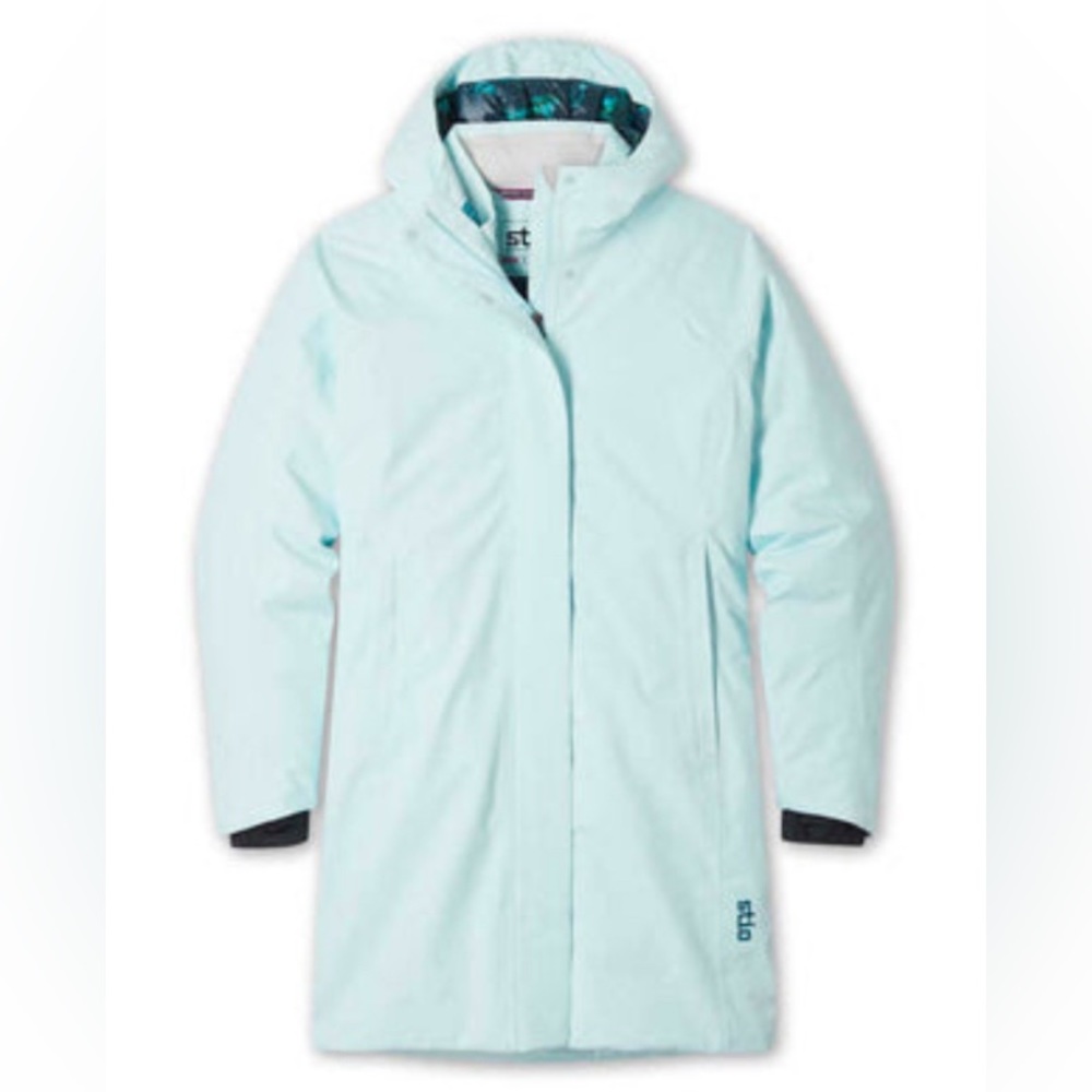 NWT STIO Women's Shot 7 Down Parka - Crisp Light Blue